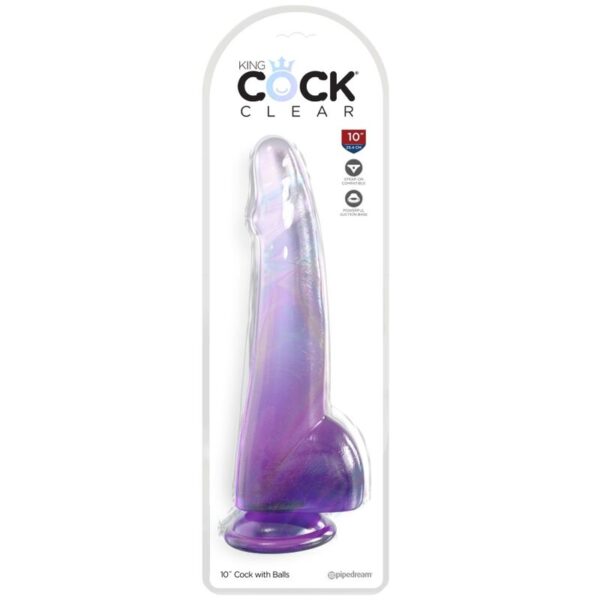 king-cock---clear-dildo-con-testiculos-19-cm-morado-1