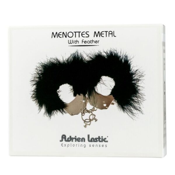 adrien-lastic---esposas-metal-con-plumas-negro-2