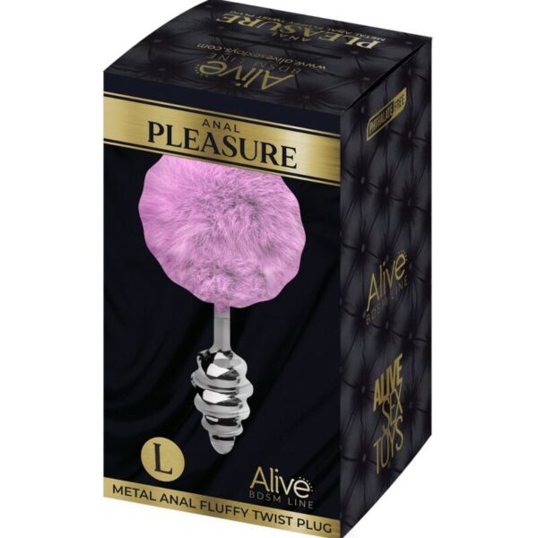 alive---anal-pleasure-plug-espiral-metal-pompon-violeta-talla-l-3