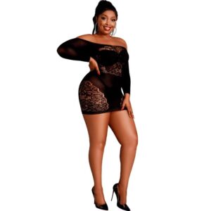moonlight---modelo-7-vestido-manga-larga-negro-talla-unica-/-plus-size-0