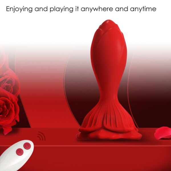 armony---rosa-vibrador-&-plug-anal-pequeÑo-control-remoto-rojo-3