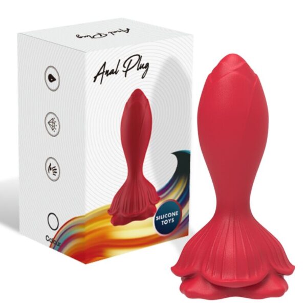 armony---rosa-vibrador-&-plug-anal-pequeÑo-control-remoto-rojo-4