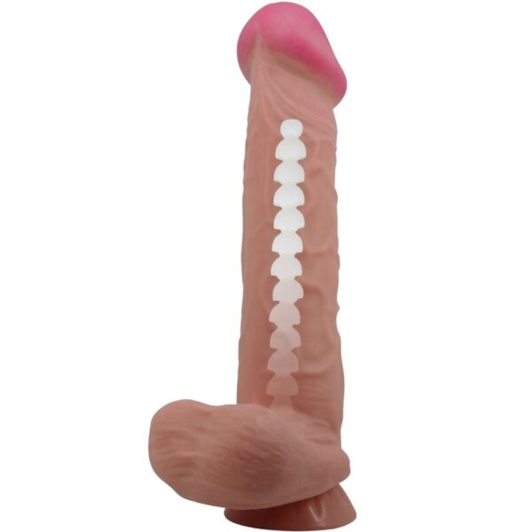 pretty-love---sliding-skin-series-dildo-realÍstico-con-ventosa-piel-deslizante-moreno-26-cm-4