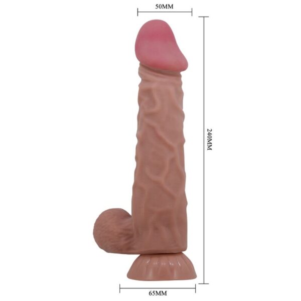 pretty-love---sliding-skin-series-dildo-realÍstico-con-ventosa-piel-deslizante-moreno-24-cm-4