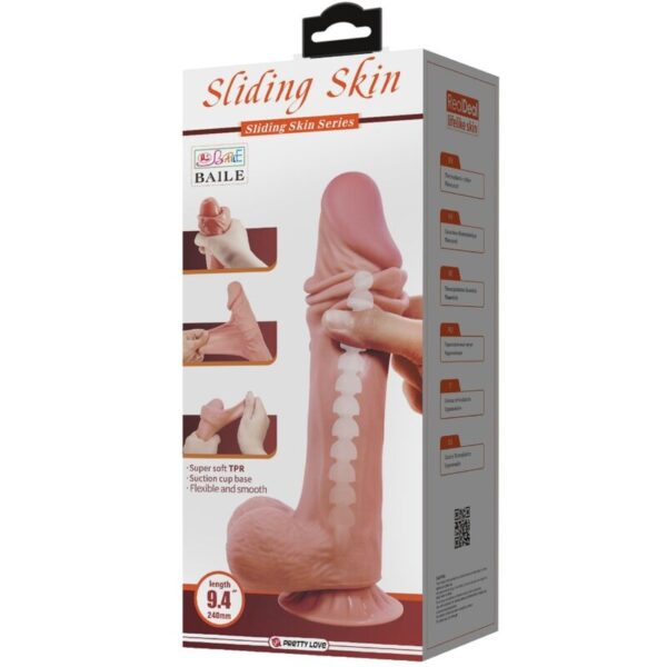 pretty-love---sliding-skin-series-dildo-realÍstico-con-ventosa-piel-deslizante-moreno-24-cm-5