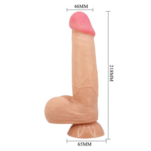 pretty-love---sliding-skin-series-dildo-realÍstico-con-ventosa-piel-deslizante-21.8-cm-2