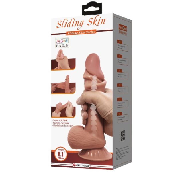 pretty-love---sliding-skin-series-dildo-realÍstico-con-ventosa-piel-deslizante-moreno-21.8-cm-6