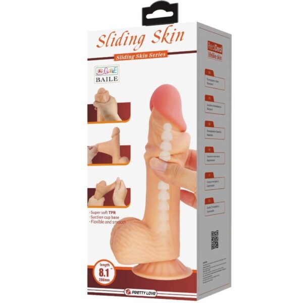 pretty-love---sliding-skin-series-dildo-realÍstico-con-ventosa-piel-deslizante-20.6-cm-6