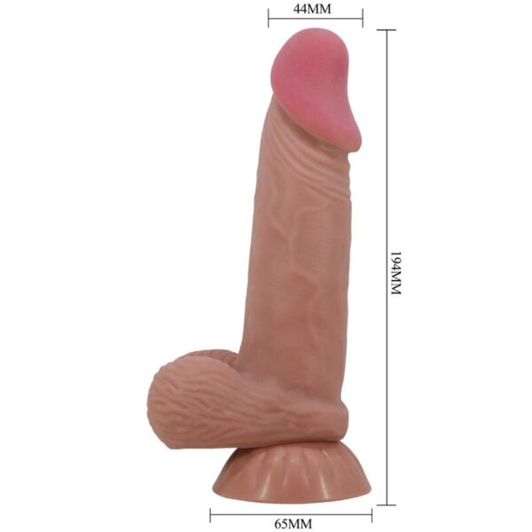 pretty-love---sliding-skin-series-dildo-realÍstico-con-ventosa-piel-deslizante-moreno-19.4-cm-5