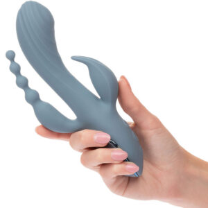 calexotics---vibrador-triple-Éxtasis-gris-0
