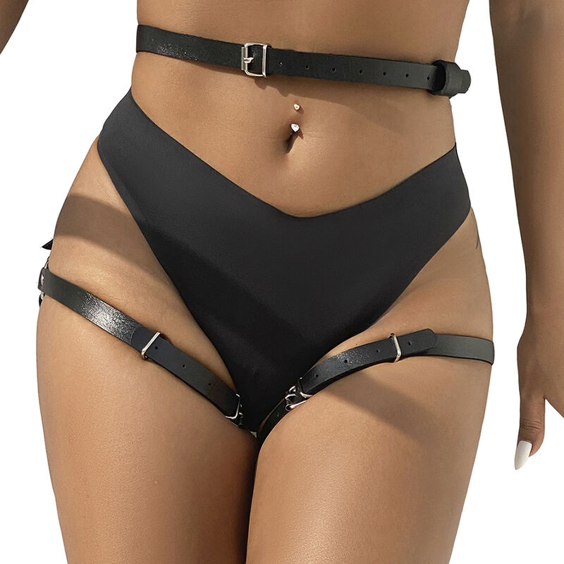 subblime---arnÉs-cintura-y-piernas-cuero-negro-talla-Única-0