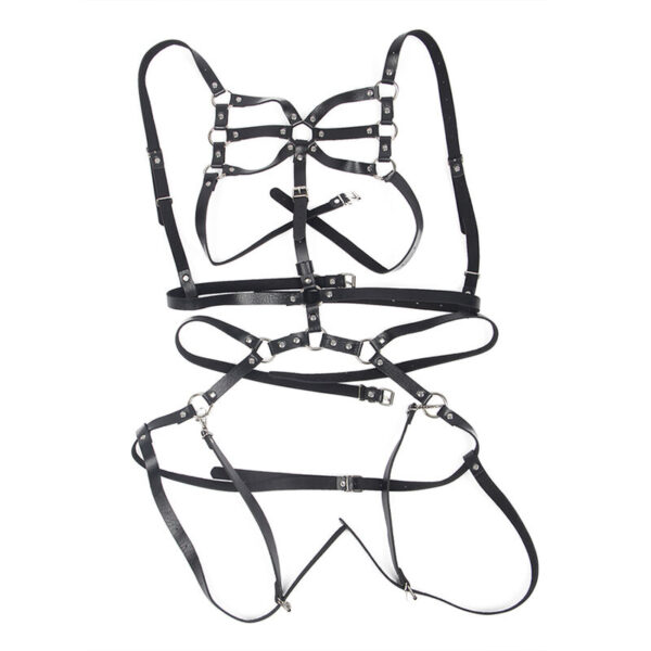 subblime---arnÉs-de-cuerpo-correas-ajustable-cuero-negro-talla-Única-3