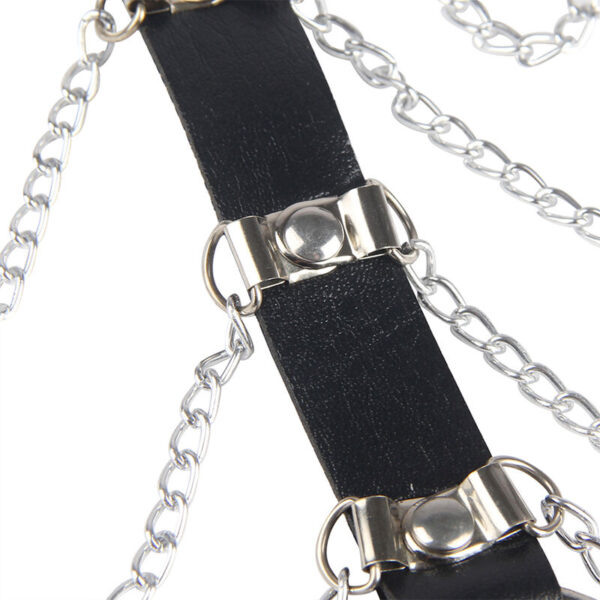 subblime---arnÉs-de-pecho-cadenas-cuero-negro-talla-Única-5