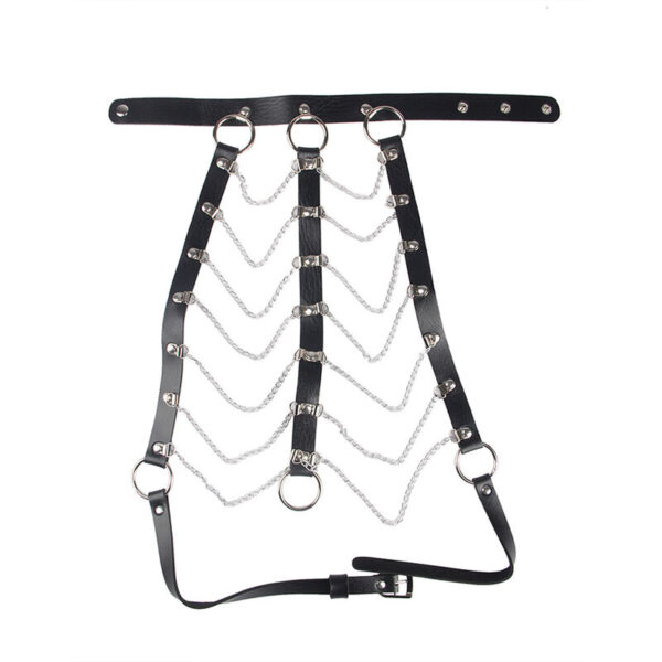 subblime---arnÉs-de-pecho-cadenas-cuero-negro-talla-Única-3
