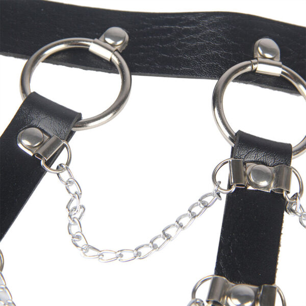 subblime---arnÉs-de-pecho-cadenas-cuero-negro-talla-Única-4