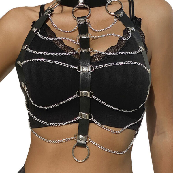 subblime---arnÉs-de-pecho-cadenas-cuero-negro-talla-Única-1