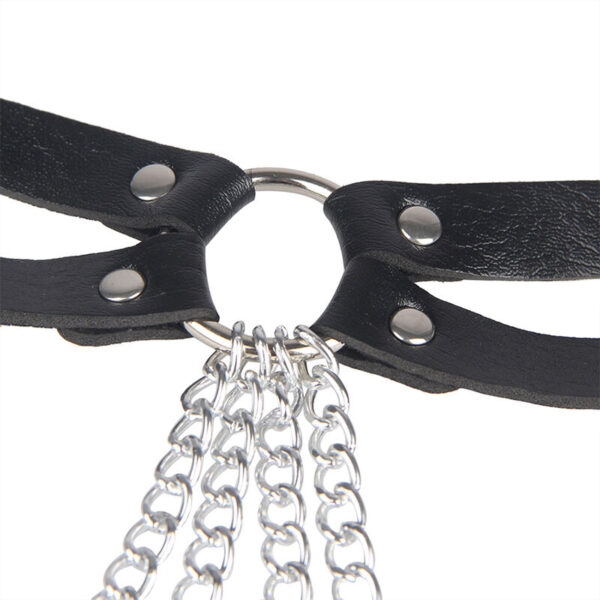 subblime---cinturon-de-cadenas-anillas-cuero-negro-talla-Única-5
