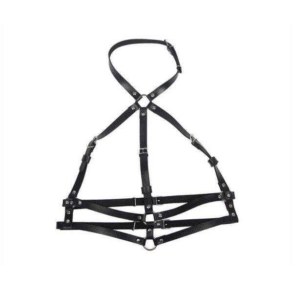 subblime---arnÉs-de-pecho-anillas-de-cuero-negro-talla-Única-3