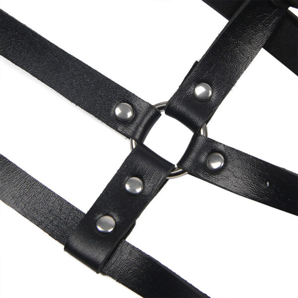 subblime---arnÉs-de-pecho-anillas-de-cuero-negro-talla-Única-4