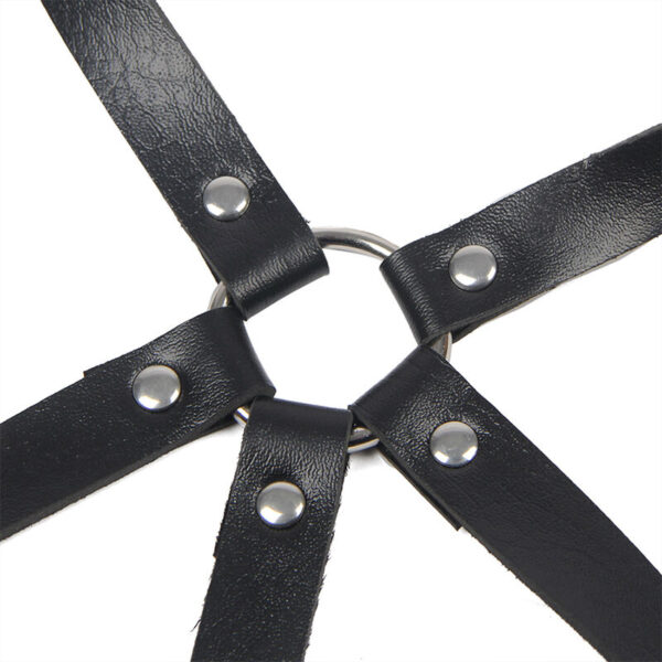subblime---arnÉs-de-pecho-anillas-de-cuero-negro-talla-Única-5