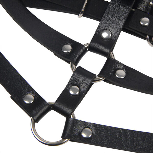 subblime---arnÉs-de-pecho-anillas-de-cuero-negro-talla-Única-6