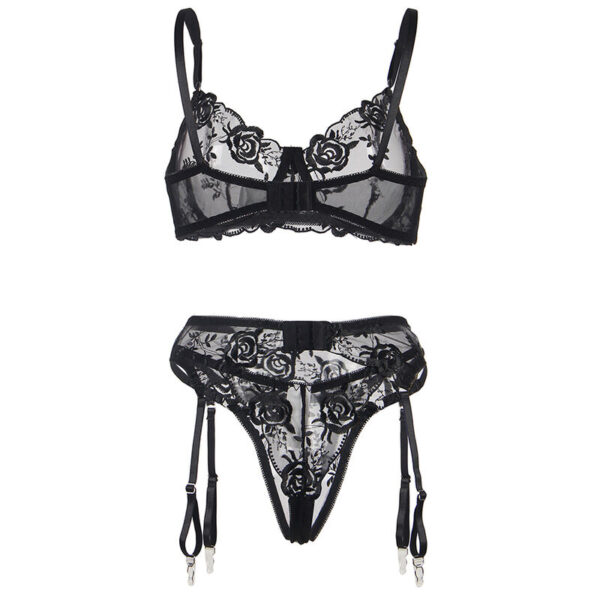 subblime---set-de-3-piezas-sujetador-+-tanga-+-liga-estampado-floral-negro-s/m-6