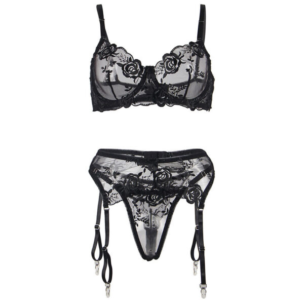 subblime---set-de-3-piezas-sujetador-+-tanga-+-liga-estampado-floral-negro-l/xl-6