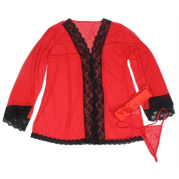 subblime---bata-tela-transparente-detalle-encaje-rojo-s/m-4