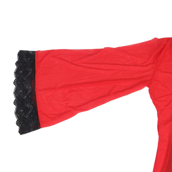 subblime---bata-tela-transparente-detalle-encaje-rojo-l/xl-5