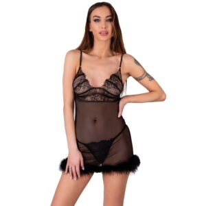 livco-corsetti-fashion---zerunam-set-babydoll-+-tanga-negro-l/xl-0