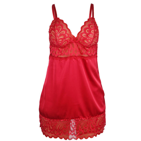 subblime---babydoll-satinado-con-encaje-rojo-l/xl-4