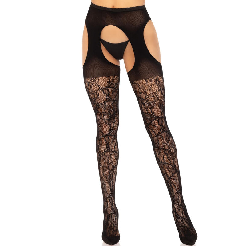 leg-avenue---medias-de-liguero-encaje-negro-0