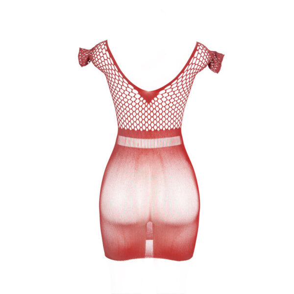 subblime---951924-vestido-de-rejilla-crochÉ-corto-rojo-talla-Única-4