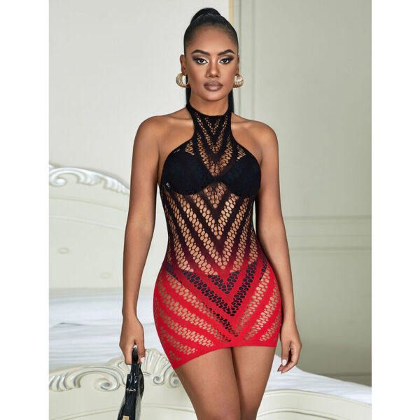 subblime---952242-vestido-de-rejilla-elstico-degradado-rojo-y-negro-talla-Única-7