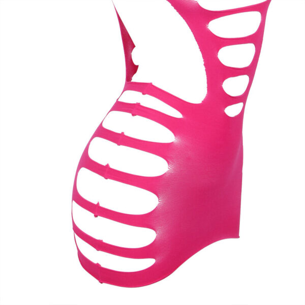 subblime---952273-vestido-de-rejilla-elstico-manga-larga-rosa-talla-Única-4