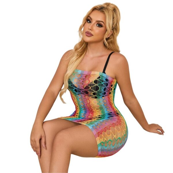 subblime---952365-vestido-de-rejilla-hombros-descubiertos-arcoiris-talla-Única-5