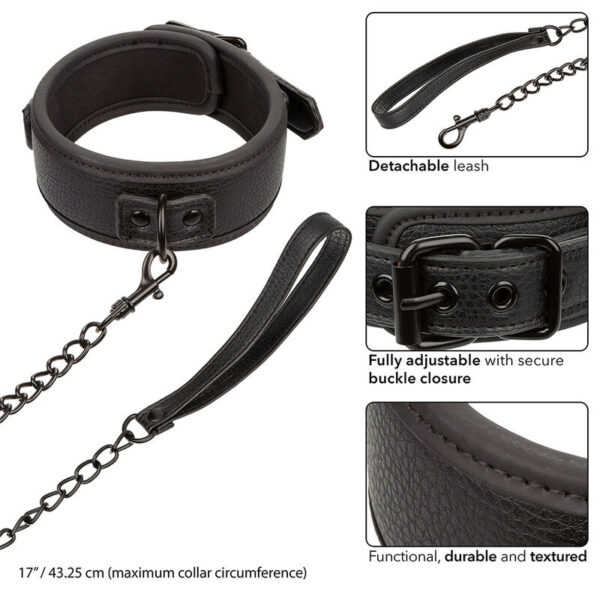 calexotics---nocturnal-collar-y-correa-cuero-ajustable-negro-3