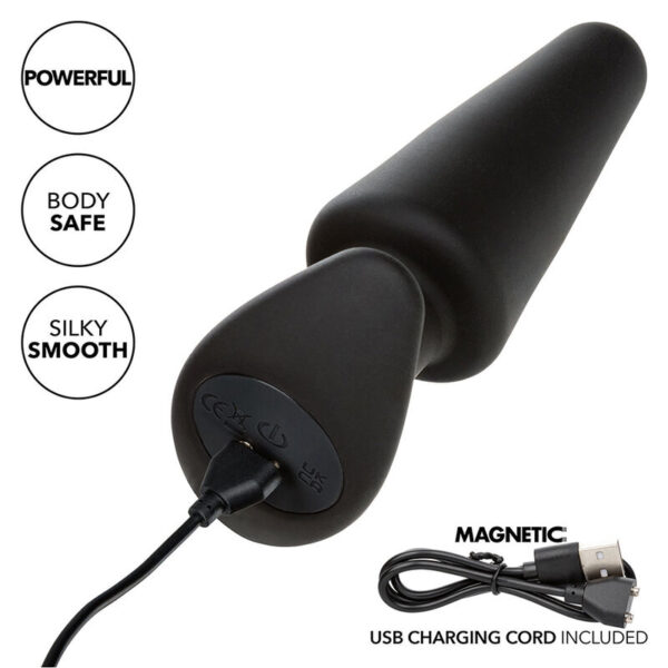 calexotics---rock-bottom-plug-anal-cÓnico-10-vibraciones-silicona-negro-7