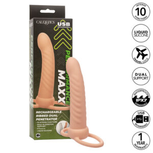 calexotics---maxx-doble-penetrador-acanalado-10-vibraciones-natural-0