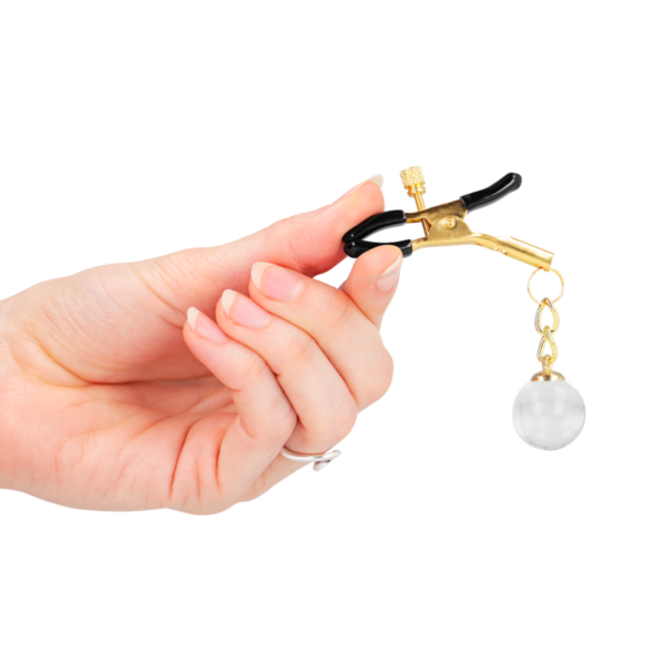 kink---pinzas-para-pezones-doradas-con-colgante-de-vidrio-6-cm-3
