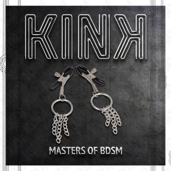 kink---pinzas-para-pezones-con-aro-y-pequeÑas-cadenas-plateado-6-cm-4