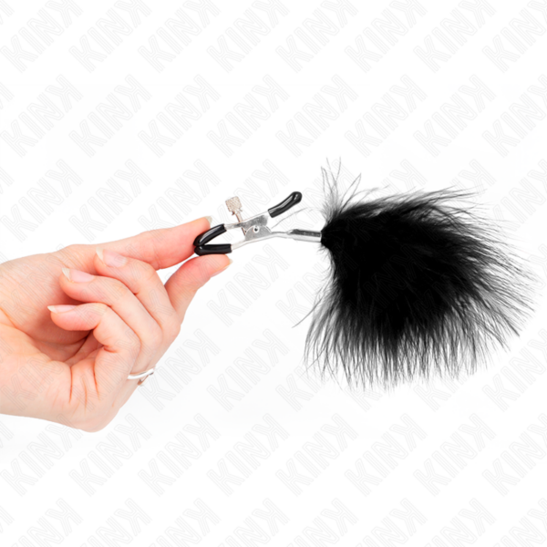 kink---pinzas-para-pezones-con-pluma-negro-7-cm-2