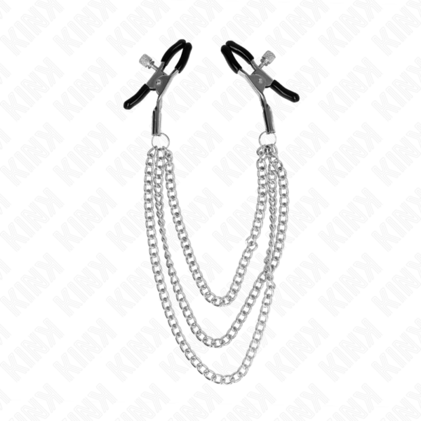 kink---pinzas-para-pezones-con-triple-cadena-plateado-20/23/28-cm-1