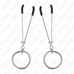 kink---pinzas-para-pezones-fina-con-aro-plateado-7-cm-0