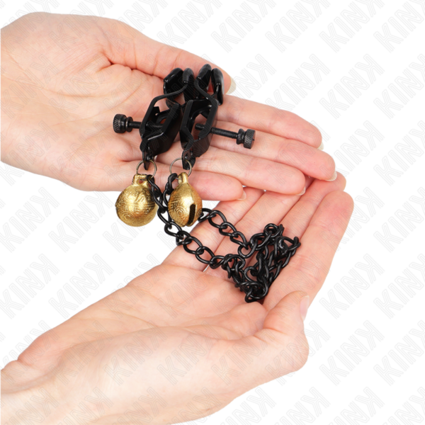 kink---pinzas-para-pezones-planas-negro-con-cascabel-y-cadena-plateado-30-cm-2