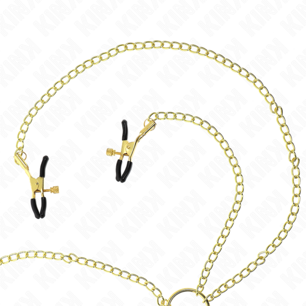 kink---pinzas-para-pezones-y-clÍtoris-4-enganches-ajustable-dorado-1