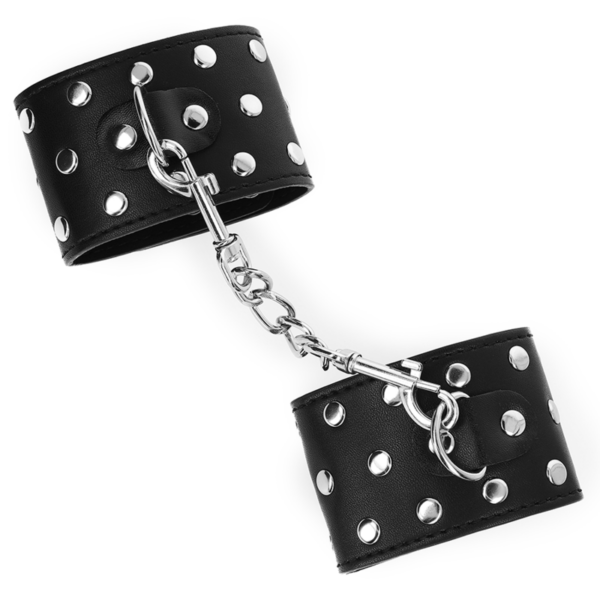 kink---muÑequeras-con-cierre-a-presiÓn-lleno-de-tachuelas-ajustable-negro-19-24-cm-x-5.5-cm-3
