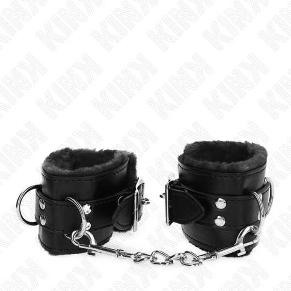kink---muÑequeras-forradas-negro-con-correa-negro-ajustable-20-29-cm-x-5.5-cm-2