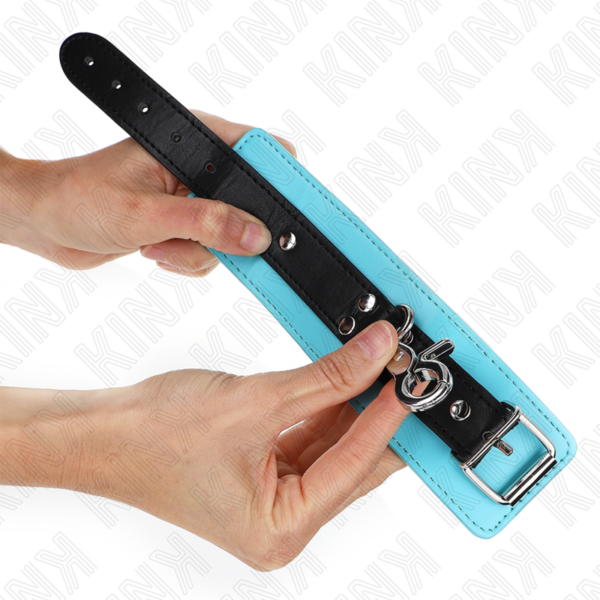 kink---muÑequeras-con-cierre-premium-negro-/-azul-ajustable-21-28-cm-x-5.5-cm-1
