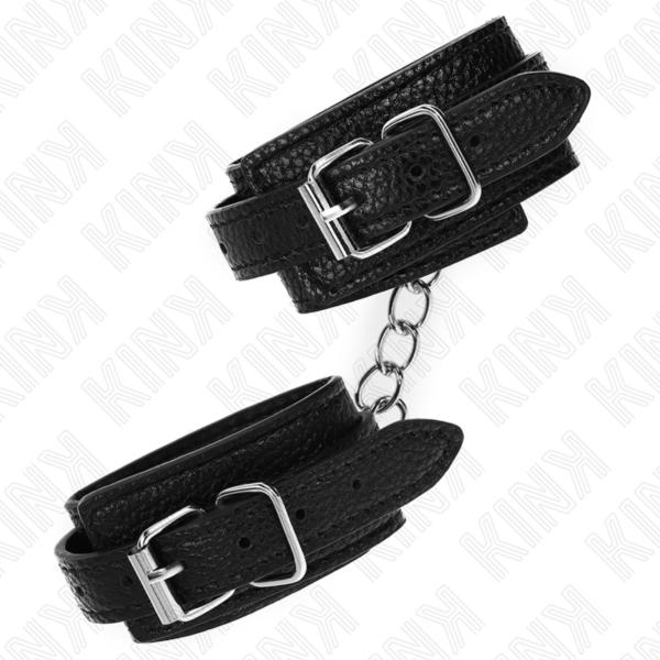 kink---muÑequeras-estilo-serpiente-negro-ajustable-20-28-cm-x-5.4-cm-2